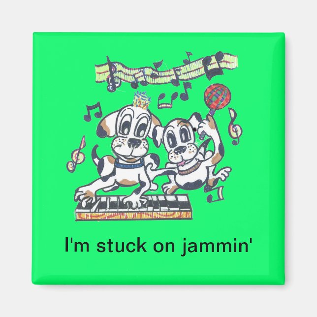 Chilly Dog The Dancing Beagle Magnet (Front)