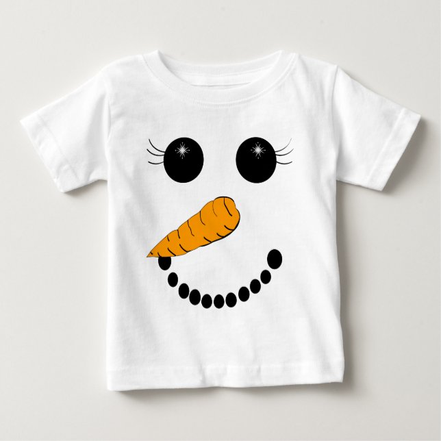 Chilly Face Baby T-Shirt (Front)