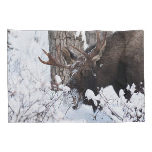 Chilly Moose Pillowcase