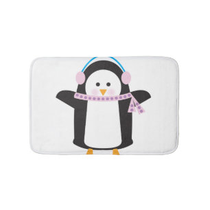 Chilly Penguin Bath Mat