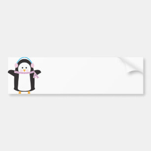 Chilly Penguin Bumper Sticker