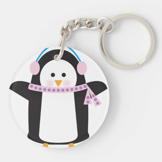 Chilly Penguin Key Ring (Back)