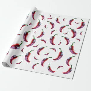 Chilly Pepper Disco Vibes Wrapping Paper