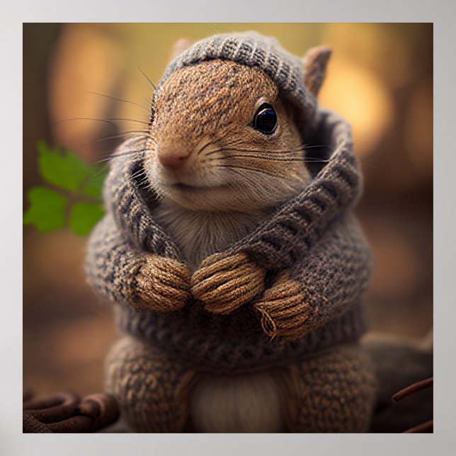 Chilly Squirrel Poster (Front)