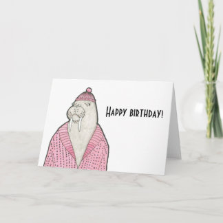Chilly walrus card
