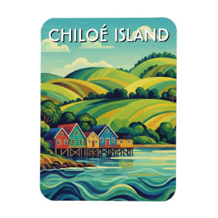 Chiloé Island Chile Travel Magnet