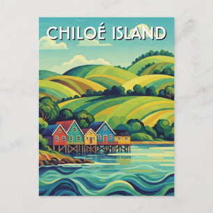Chiloé Island Chile Travel Postcard