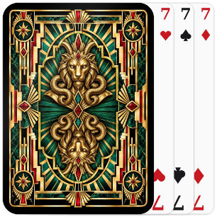 Chimera, Art Deco Mythical Playing Cards