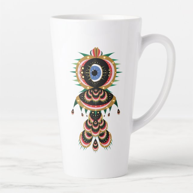 Chimera - Fish Bird Latte Mug (Right)