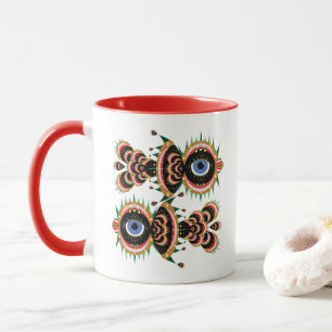Chimera - Fish Bird Mug Red