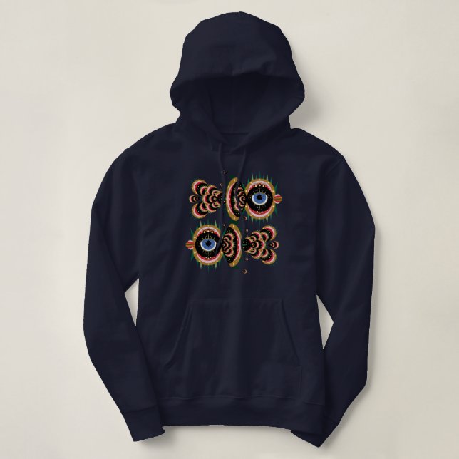 Chimera - Fish Bird Pullover Hoodie (Design Front)