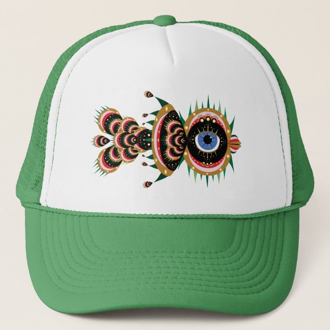 Chimera - Fish Bird Trucker Hat (12 colours) (Front)