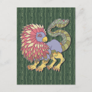 Chimera Monster Postcard