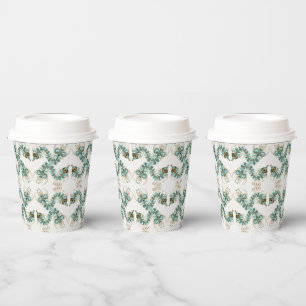 Chimera - Peacock Seahorse 8oz. Paper Cups