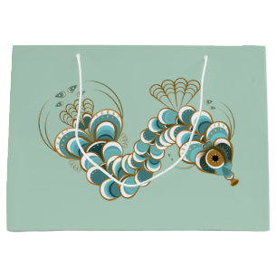 Chimera - Peacock Seahorse Large Gift Bag