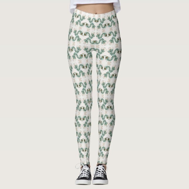 Chimera - Peacock Seahorse Leggings (Front)