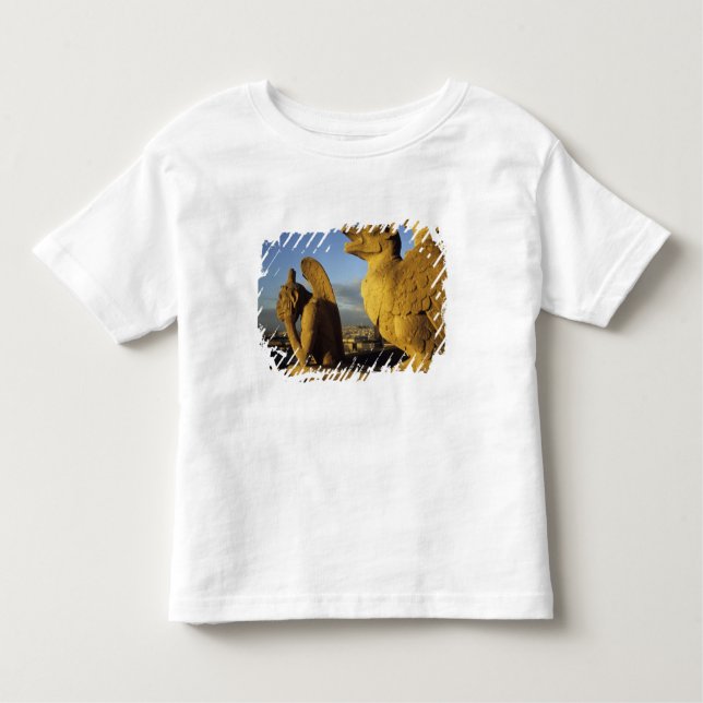 Chimera, re Dame Cathedral, Paris, France Toddler T-Shirt (Front)