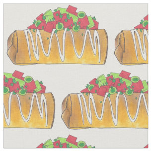 Chimichangas Southwestern Fried Burrito Tex Mex Fabric