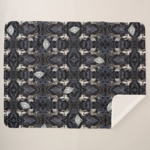 Chimigos - Chihuahuas and Diamonds Sherpa Blanket