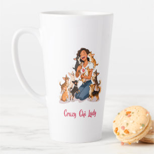 Chimigos - Crazy Chi Lady - Chihuahua Latte Mug