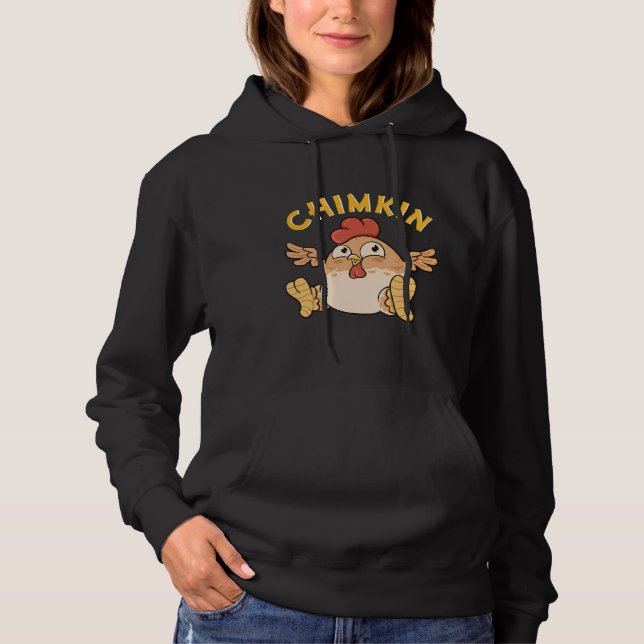 Chimkin Fat Derpy Chicken Meme   Hoodie (Front)