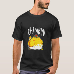 Chimkin Funny Fat Chicken Derpy Fat Chicken T-Shirt