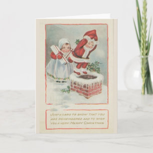 Chimney Children Christmas Card