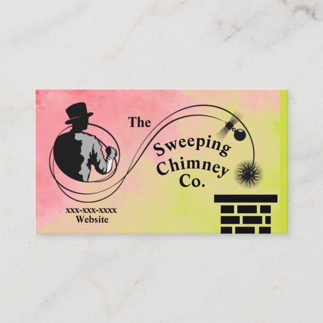 Chimney Cleaning Business Card (Front)