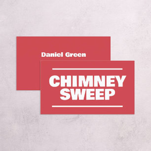 Chimney & Fireplace Services Business Card