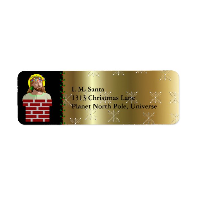 Chimney Jesus Return Address Label (Front)