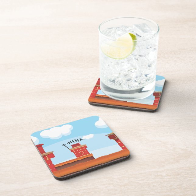 Chimney Pots Coaster (Right Side)