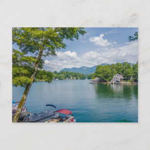 chimney rock lake lure north carolina landscape na postcard