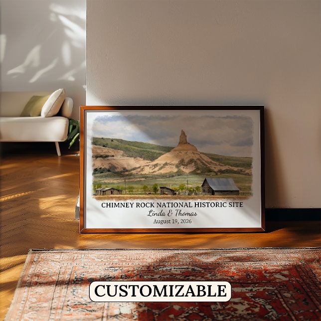 Chimney Rock National Historic Site Nebraska Poster (Creator Uploaded)