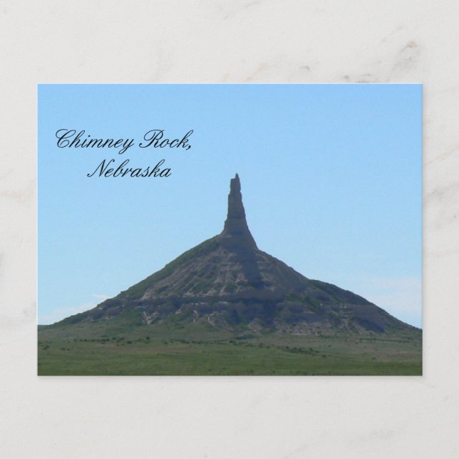 Chimney Rock, Nebraska Postcard (Front)