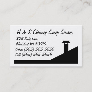 Chimney sweep business cards