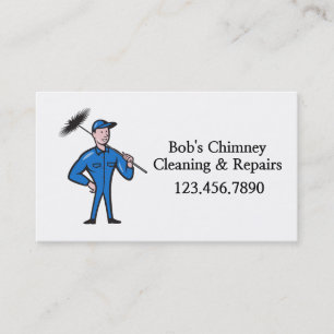 Chimney Sweep Cleaning & Repairs Business Card