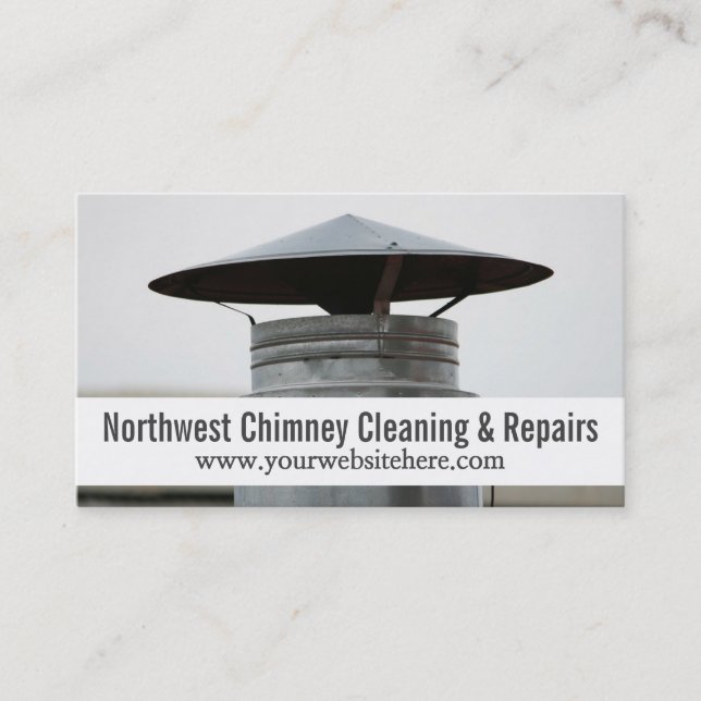 Chimney Sweep Cleaning & Repairs Business Card (Front)