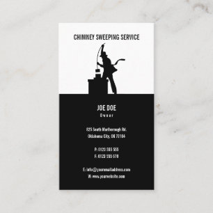 Chimney Sweep   Professional Business Card