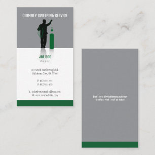 Chimney Sweep Professional Business Card