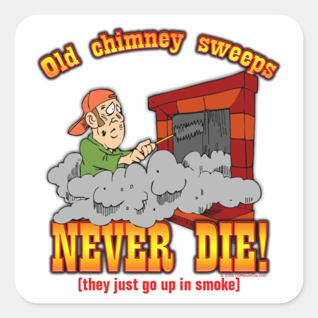 Chimney Sweeps Square Sticker (Front)