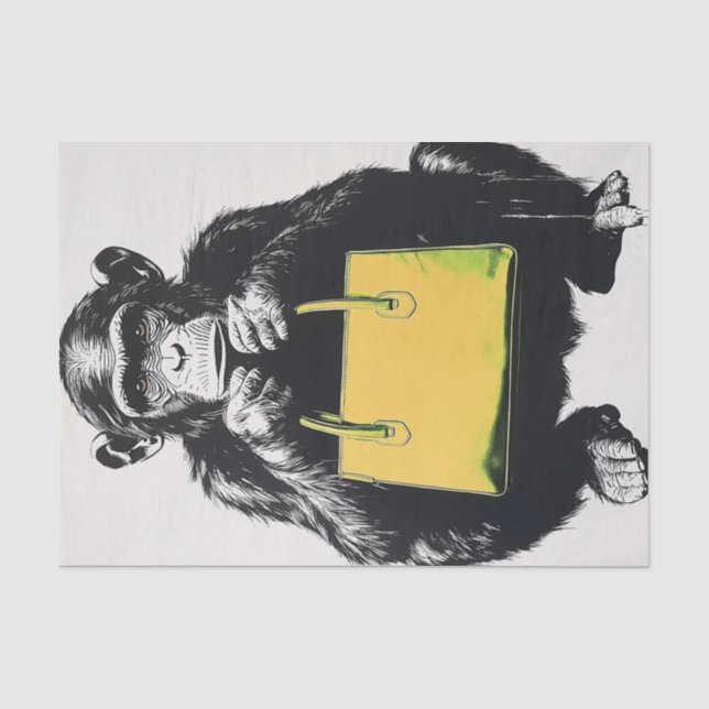 Chimp Business5 Tissue Paper (Front)