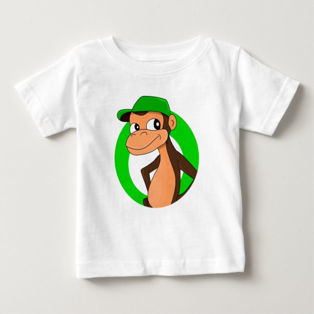 Chimp cartoon baby T-Shirt (Front)
