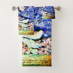 Chimp & Gorilla Cooperation 01 Bath Towel Set