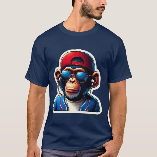 CHIMP IN DA HOUSE 7 T-Shirt (Front)