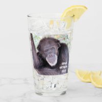 Chimp off the Old Block Tumbler / Shaker Glass