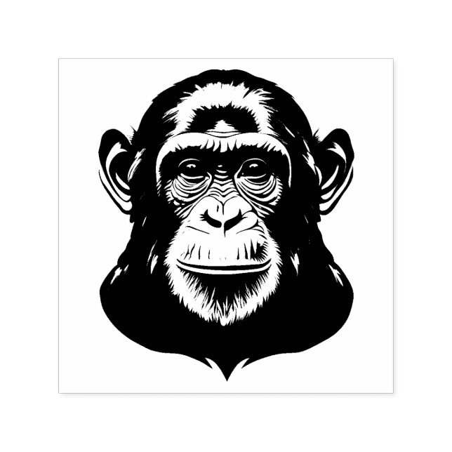 Chimp Self-inking Stamp (Design)