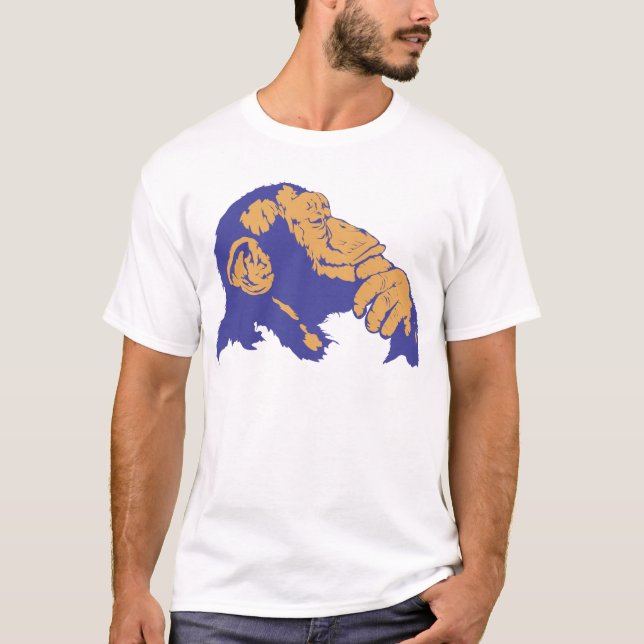 Chimp Thinking T-Shirt (Front)
