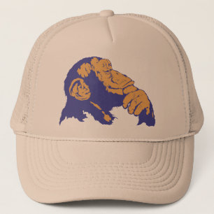 Chimp Thinking Trucker Hat