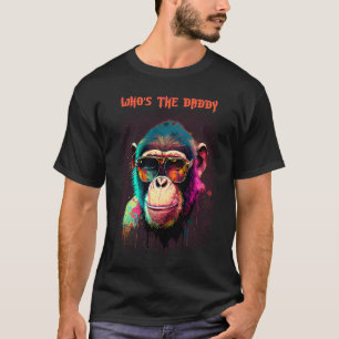 Chimp Wearing Sunglasses T-Shirt