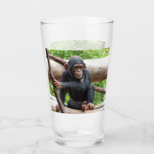 Chimpanzee 001 glass